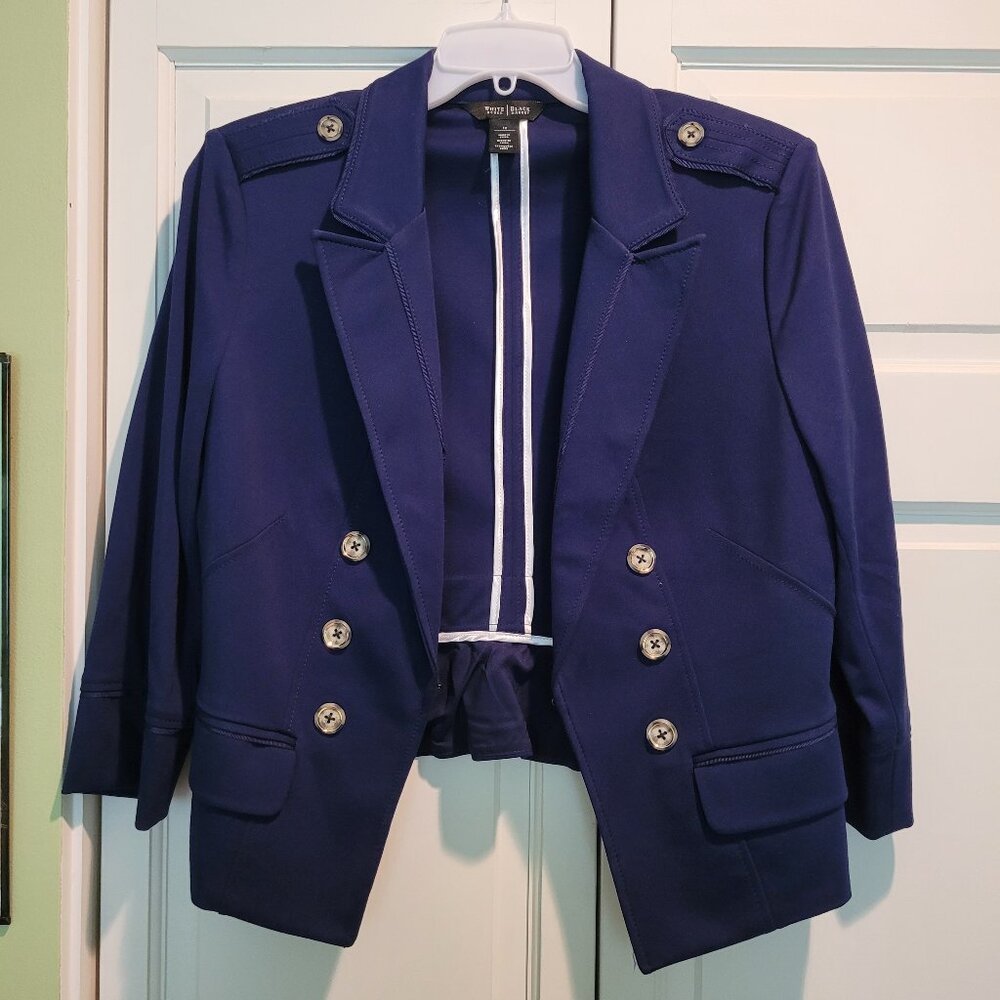 NWOT White House Black Market Navy Blazer, size 12